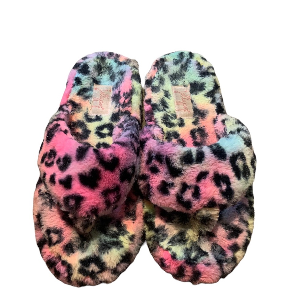 JellyPop Fluffy Cheetah Houseshoe